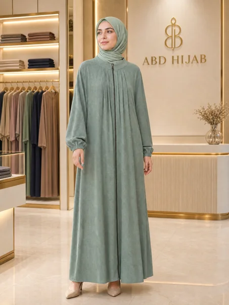 حجاب ريحان🤍 اختيارك المثالي للحجاب العملي الراقي، بتصميم أنيق مزود بسحاب أمامي لسهولة الارتداء، وقماش فاخر عالي الجودة يجمع بين النعومة والخفة مع توفره بعدة ألوان مميزة