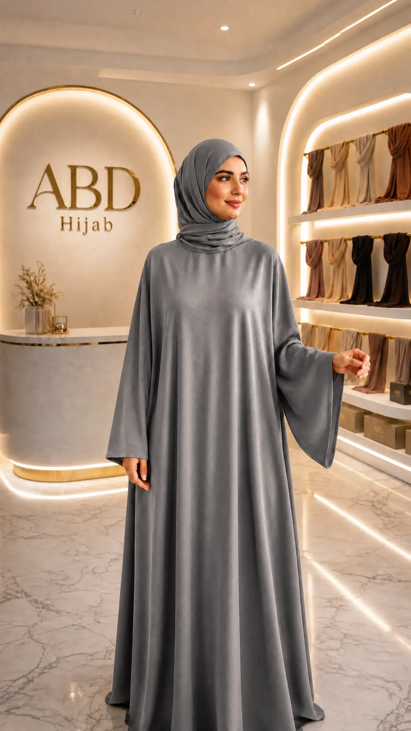 حجاب تسنيم 🤍 بساطة راقية وأناقة محتشمة، تصميم فضفاض ومريح بمقاس ستاندار يناسب جميع المقاسات، متوفر بعدة ألوان لإطلالة هادئة ومميزة