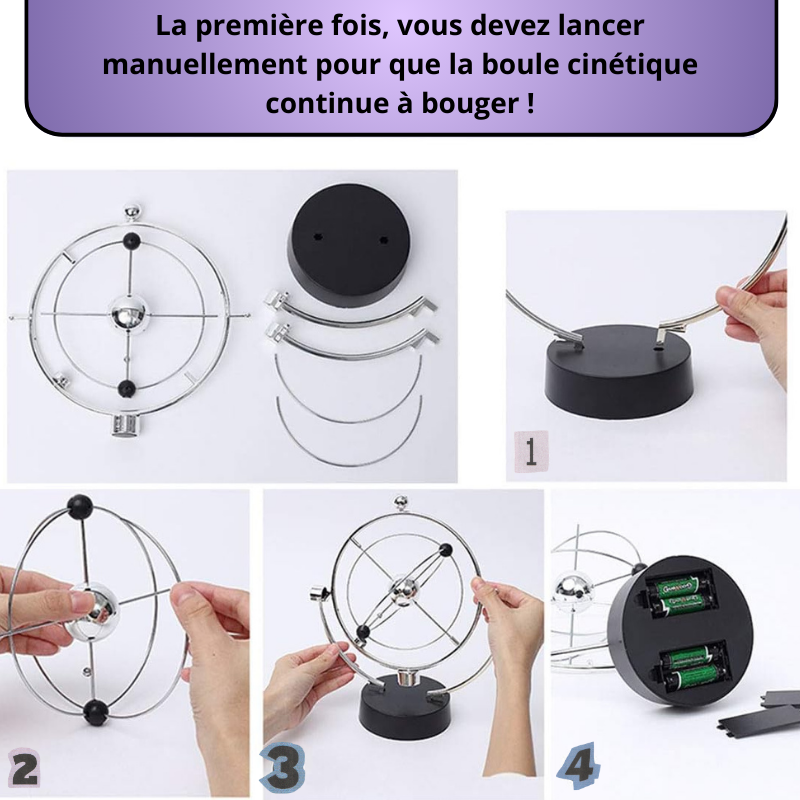 Pendule de Bureau Rotatif