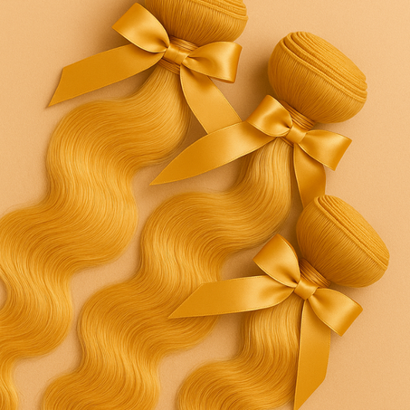 Golden Blonde Hair Extension
