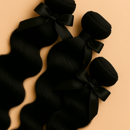 Jet Black Hair Extension