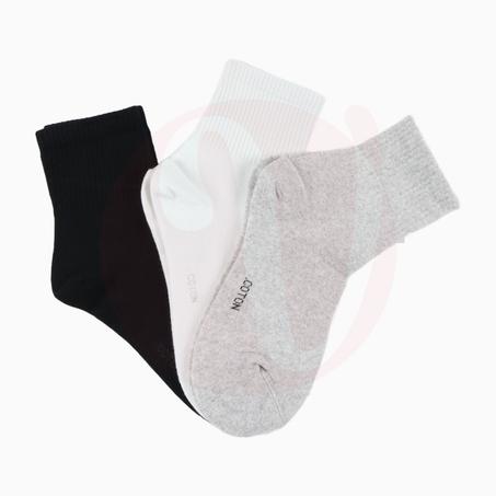 LEADER Pack 12 Paires de Chaussettes Sport Coton Medium pour Homme