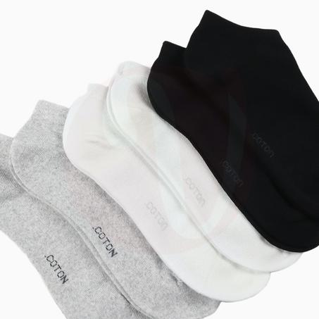 LEADER Pack 12 Paires de Chaussettes Sport Coton Short pour Homme