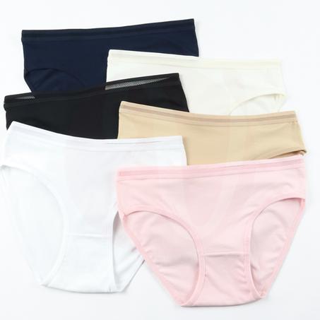 BLANES Pack 6 Culottes Femelle en Coton Doux