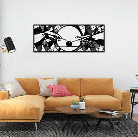 Décoration Murale en Bois « Golvaseur – Pool8 »