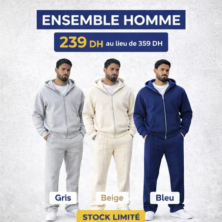 Ensemble Homme – Tissu Montoni Premium