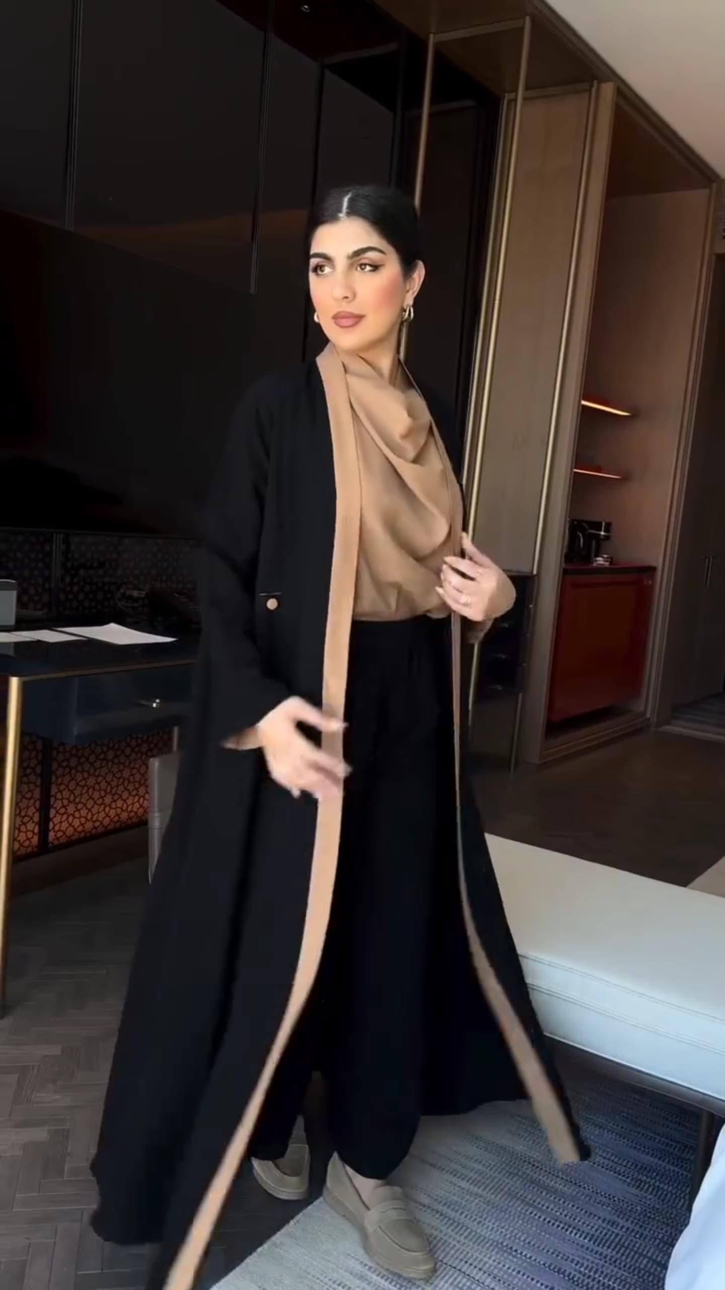 Ensemble abaya 3 pièces