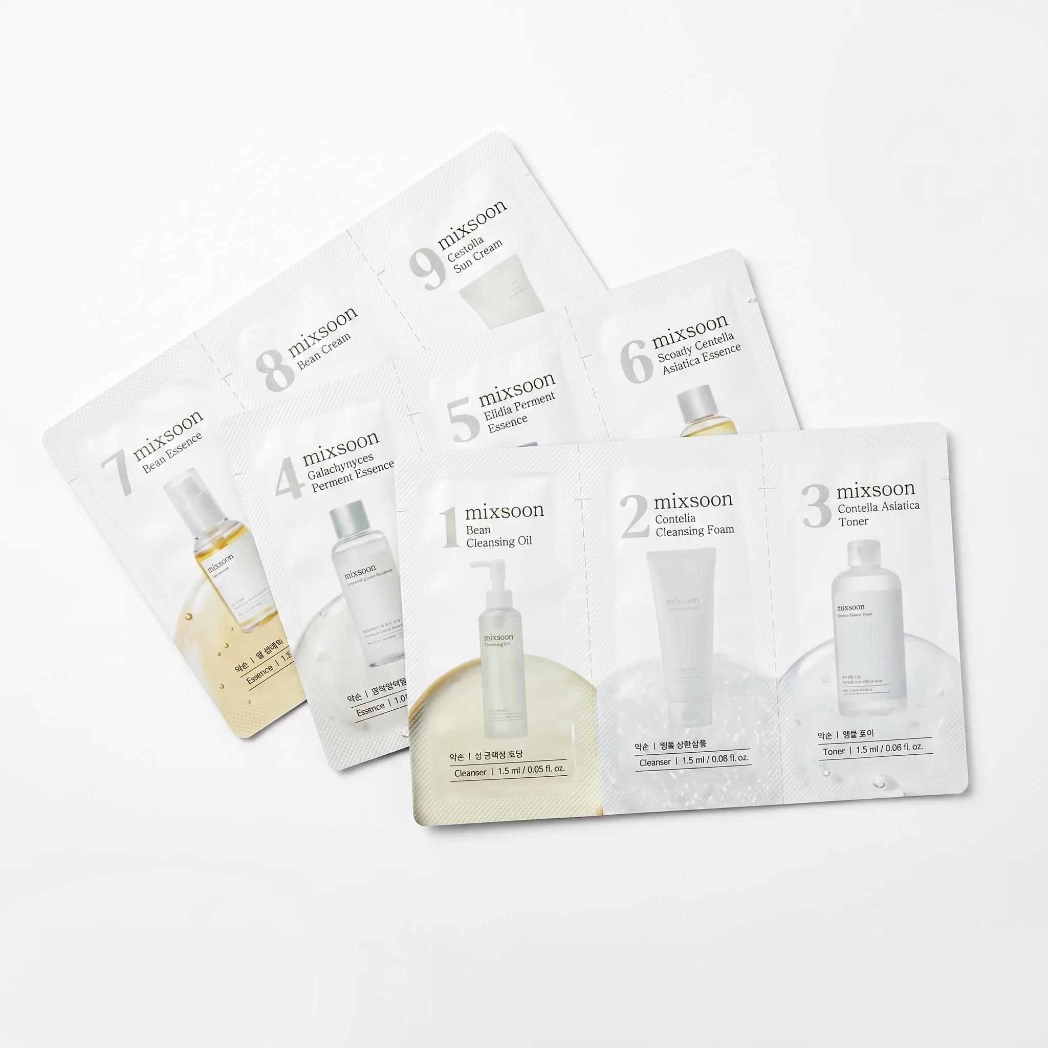 MIXSOON - 9 STEP SKINCARE SACHET BUNDLE SET