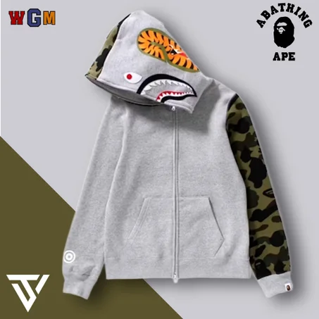 SHARK FULL ZIP HOODIE