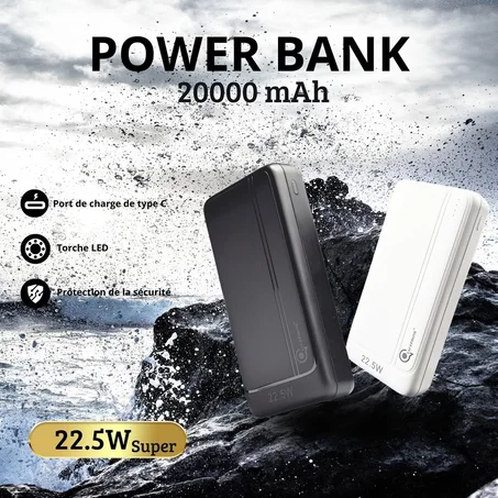Power Bank - 20000 mah - Fast Charging 22.5W