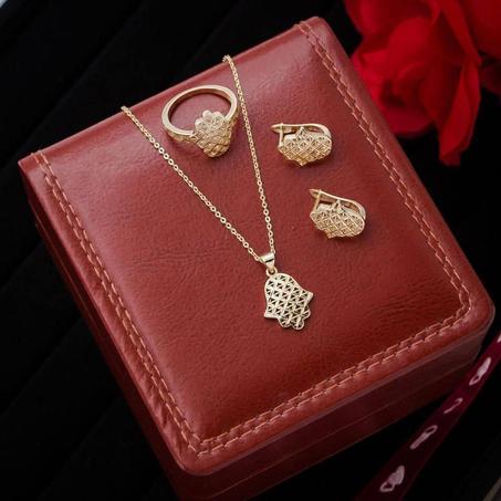 Ensemble khmissa en acier inoxydable