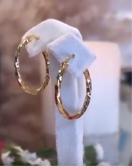 Boucles D’oreilles Créoles En Acier inoxydable, Pour Femmes