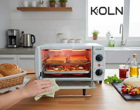 فرن كهربائي KOLN KLI000B 10L – سريع، سهل، ولذيذ!