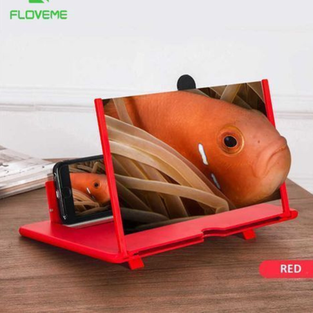 12 بوصة HD شاشة الهاتف المحمول مكبر للصوت طوي المكبر 3D الموسع شاشة الفيديو المكبرة