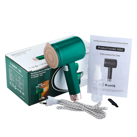 الة متعددة الوظائف 2 في 1 :  ازالة الوبر + كي الملابس