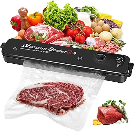 جهاز للتغليف بالفراغ لحفظ الأغذية و شافط الهواء من الأكياس: Appareil de mise sous vide Alimentaire