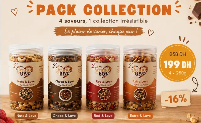 Premier produitGranolove — Pack Collection (4 saveurs)
