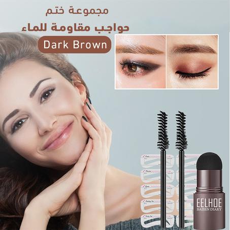 مجموعة صبغ الشيب ورسم الحواجب