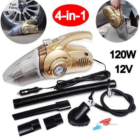 مكنسة ومنفاخ للسيارة