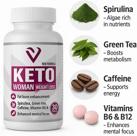 Keto Woman – مكمل كيتو للتنحيف للنساء
