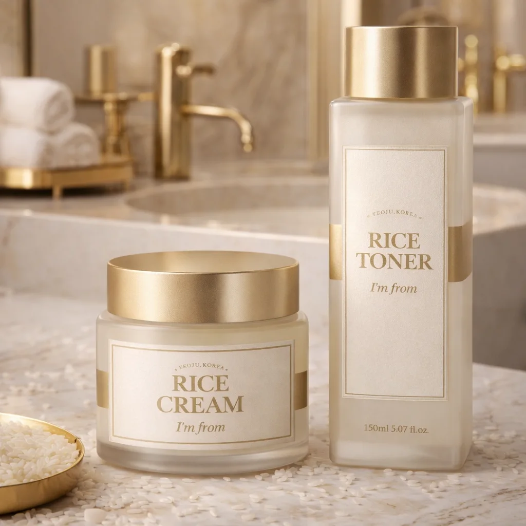 Ara Skin Rice Skincare Set | Toner & Cream لبشرة مرطبة ومشرقة