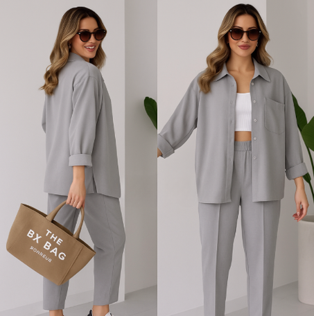 طقم الملابس الفاخر