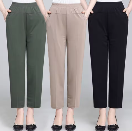 سروال ضيق مطاطي