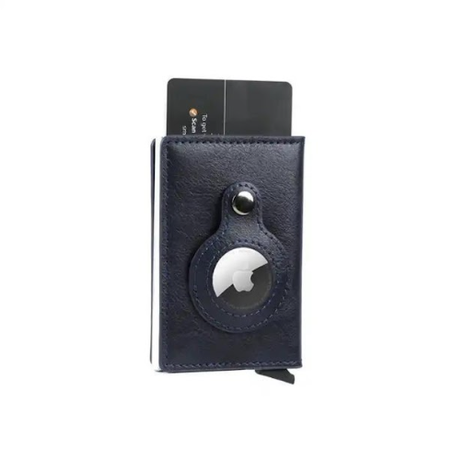 محفظة بطاقات ائتمان جلدية ذكية مع خاصية التتبع