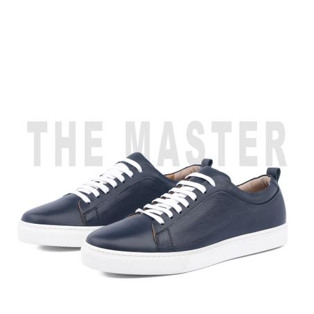 THEM004 NV-Basket en Cuir Bleu