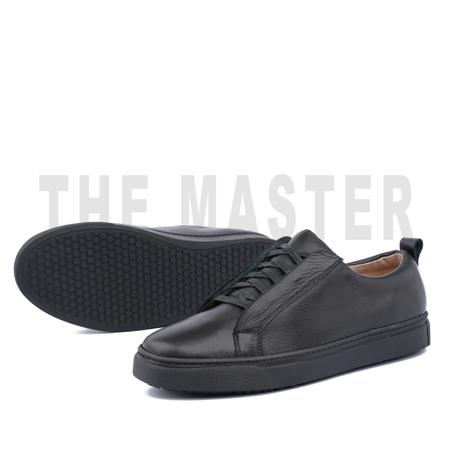 THEM004 NV-Basket en Cuir Noir