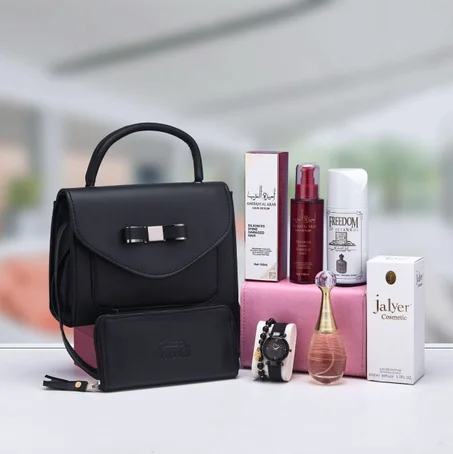 pack sac papillon+serum Noir