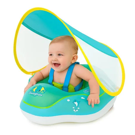 Baby Canopy Pool Float ☀️🏊‍♂️