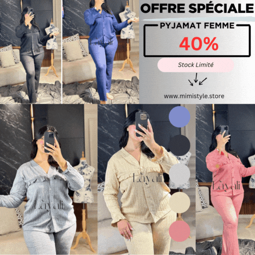 PYJAMAT POUR LES FEMME 2PS MADE IN TURQUIE