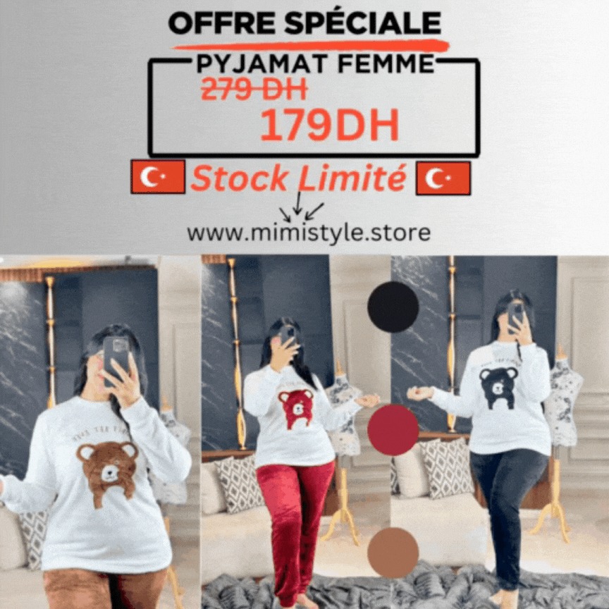 PYJAMAT POUR LES FEMME 2PS MADE IN TURQUIE