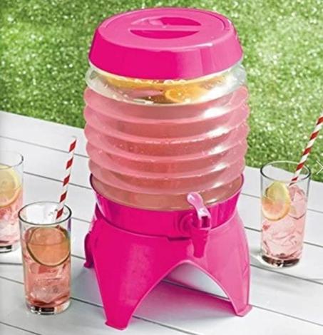 خزان حفظ المياه المتنقل القابل للطي بحنفية