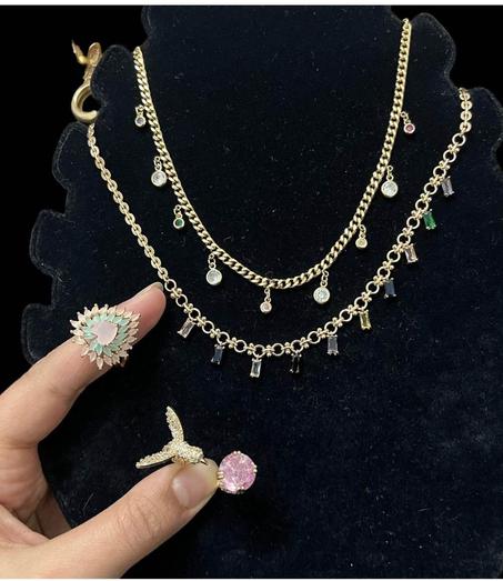 boucles+collier en or brasélien