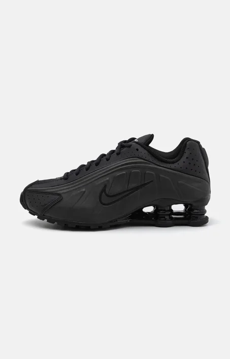 Nike SportswearSHOX R4 UNISEX - Zapatillas - black/bright crimson
