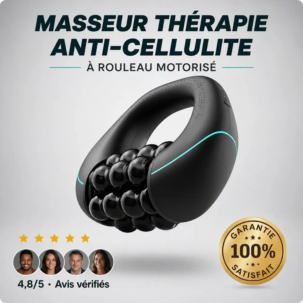 SmoothRoll™ — Masseur à Rouleaux Motorisé