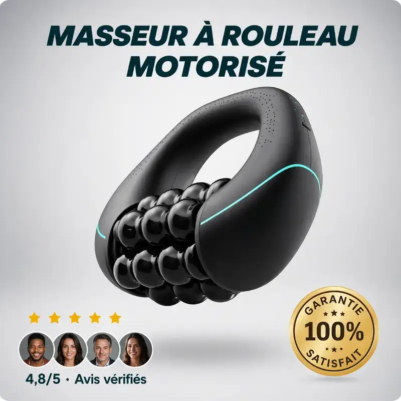 RelaxRoll™ — Masseur à Rouleau Motorisé