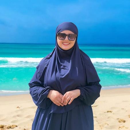 بوركيني مع خيمار التوب بولياميد