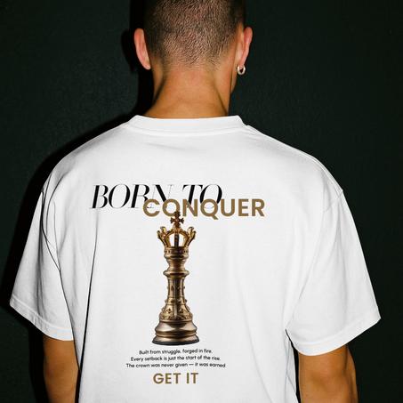 T-shirt Oversize ||| Born To Conquer