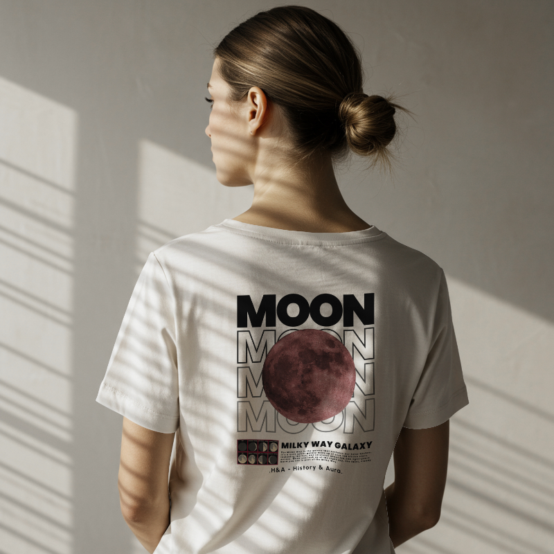 T-shirt Oversize ||| Red Moon