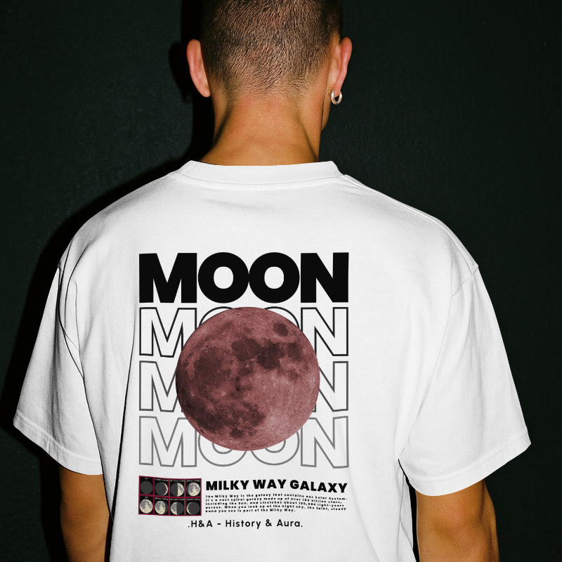 T-shirt Oversize ||| Red Moon