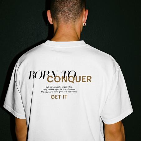 T-shirt Oversize ||| Born To Conquer S