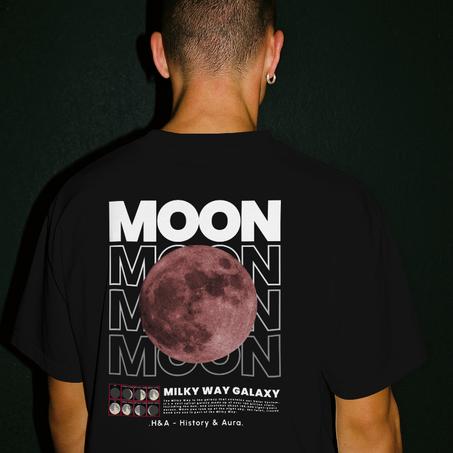 T-shirt Oversize ||| Red Moon