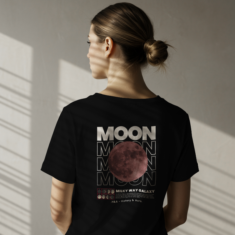 T-shirt Oversize ||| Red Moon