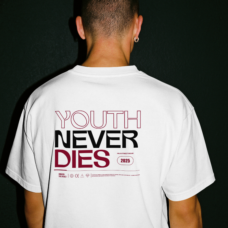 T-shirt Oversize ||| YOUTH NEVER DIES