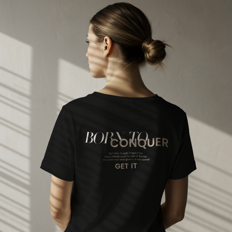 T-shirt Oversize ||| Born To Conquer S