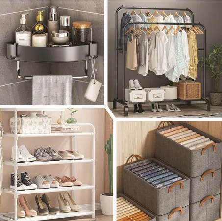 أرفف و منظمات