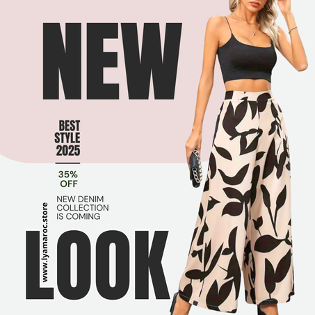 Botanic Breeze Wide-Leg Palazzo Pants